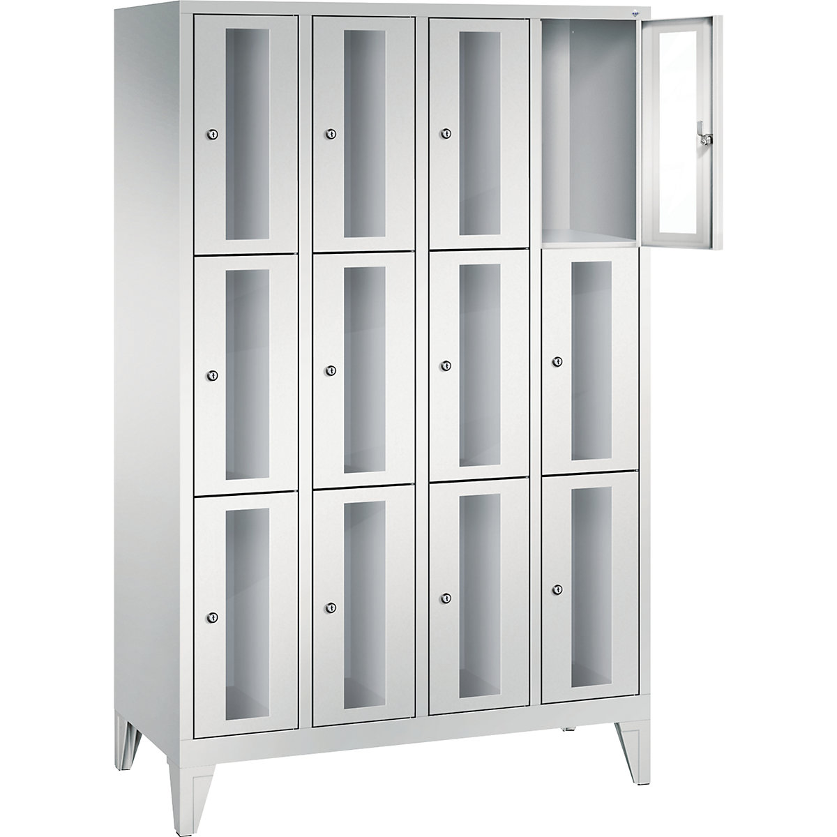 CLASSIC locker unit, compartment height 510 mm, with feet – C+P (Product illustration 13)-12