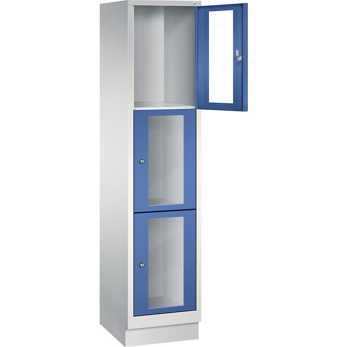 C+P – CLASSIC locker unit, compartment height 510 mm, with plinth (Product illustration 10)