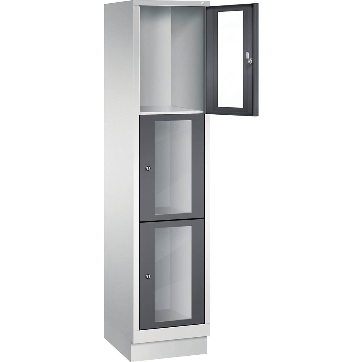 CLASSIC locker unit, compartment height 510 mm, with plinth – C+P (Product illustration 13)-12