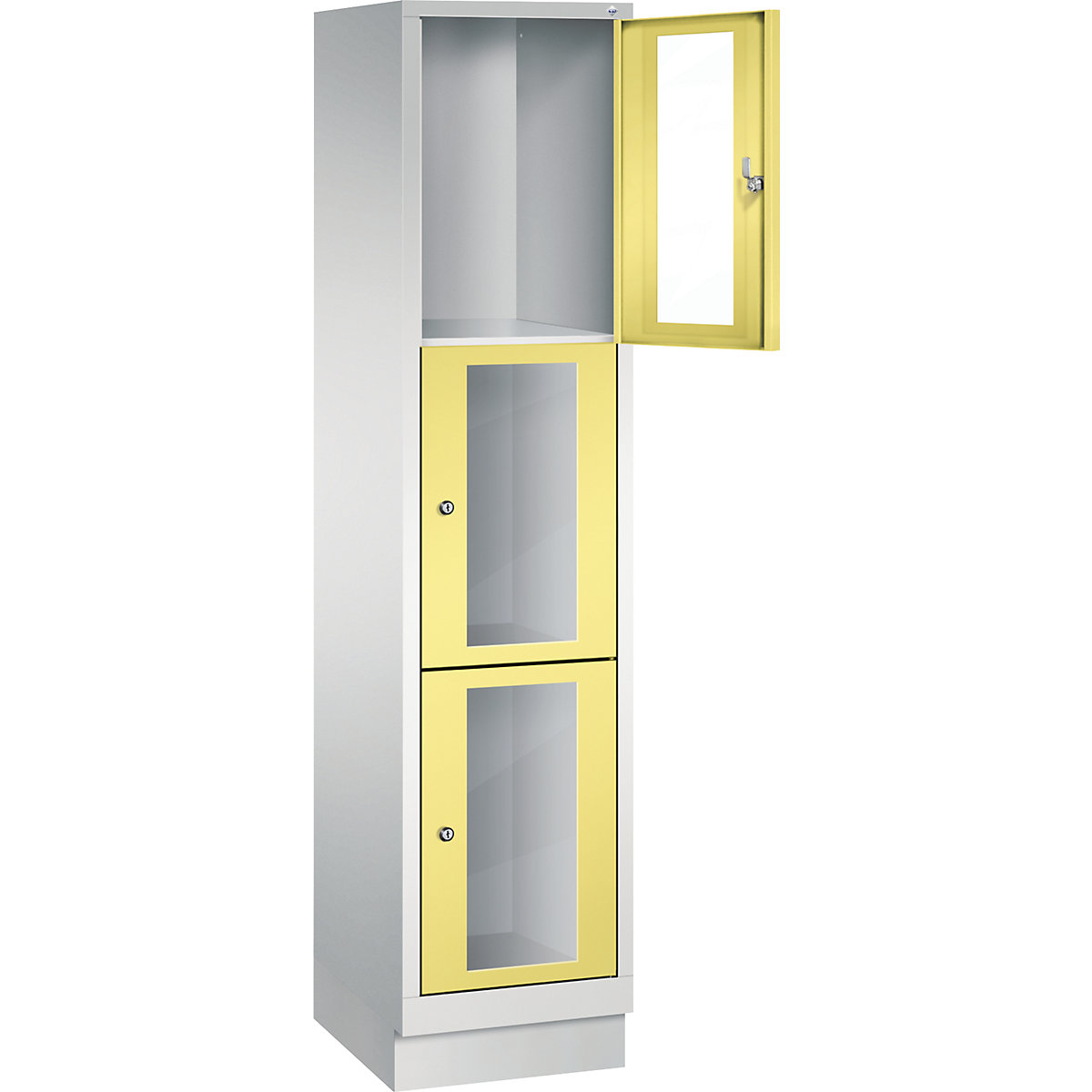 C+P – CLASSIC locker unit, compartment height 510 mm, with plinth (Product illustration 12)