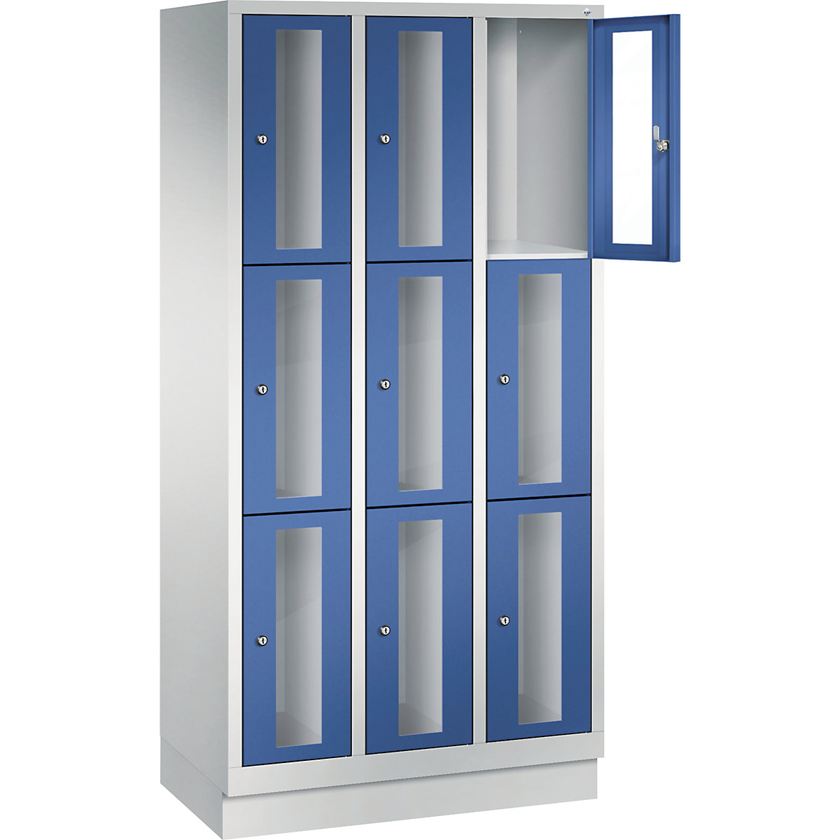 C+P – CLASSIC locker unit, compartment height 510 mm, with plinth (Product illustration 13)