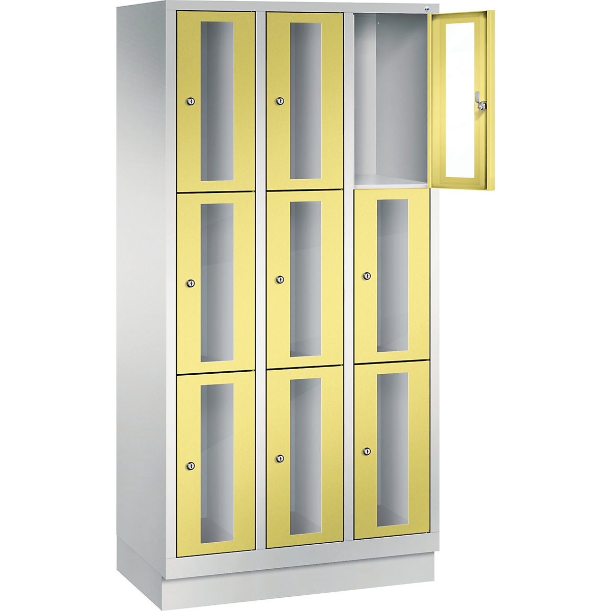 C+P – CLASSIC locker unit, compartment height 510 mm, with plinth (Product illustration 9)