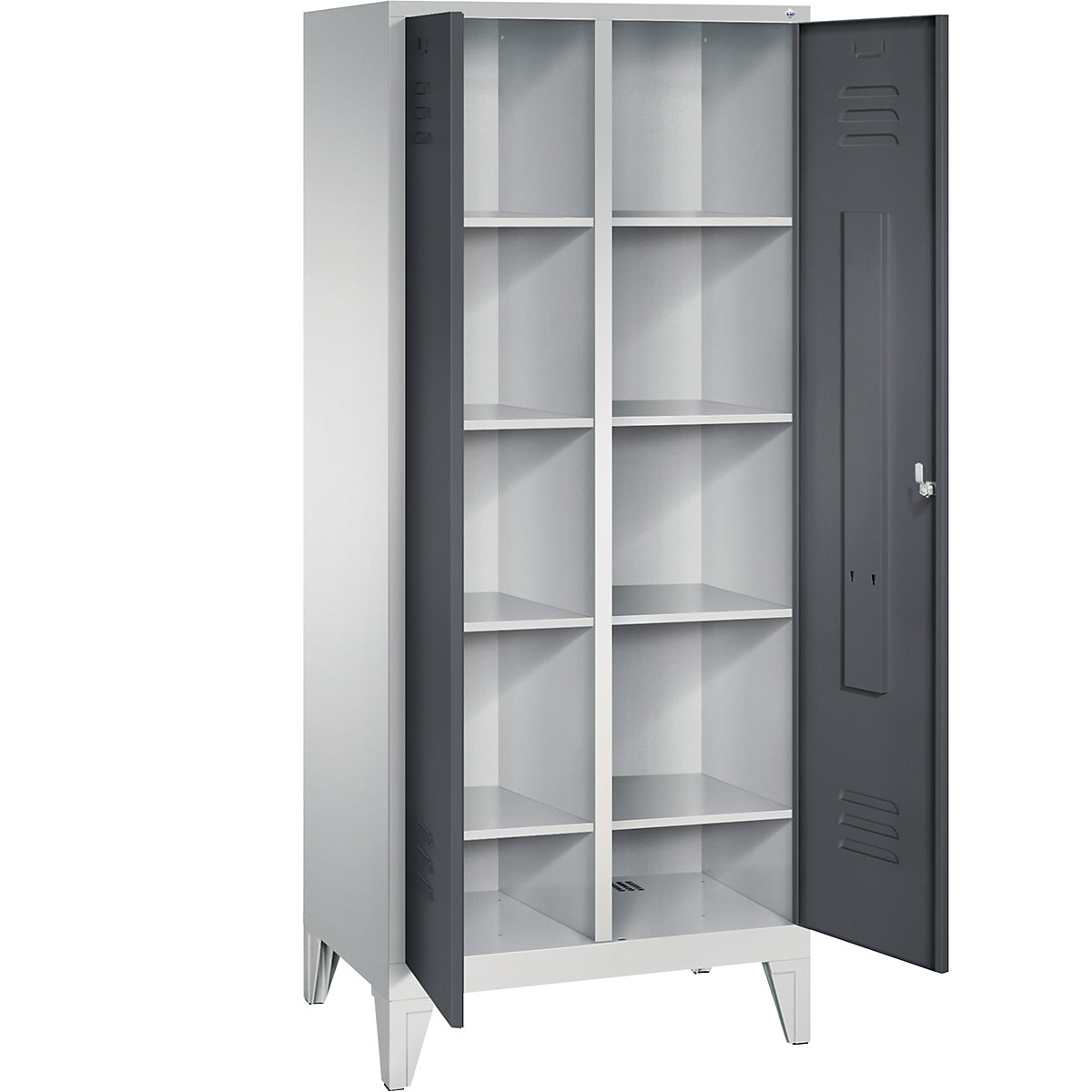 CLASSIC storage cupboard with feet, doors close in the middle – C+P (Product illustration 28)-27