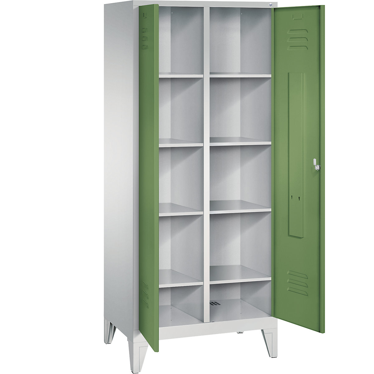 CLASSIC storage cupboard with feet, doors close in the middle – C+P (Product illustration 17)-16