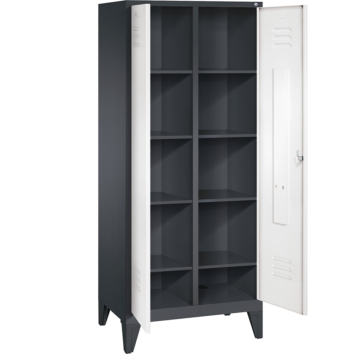 CLASSIC storage cupboard with feet, doors close in the middle – C+P (Product illustration 22)-21