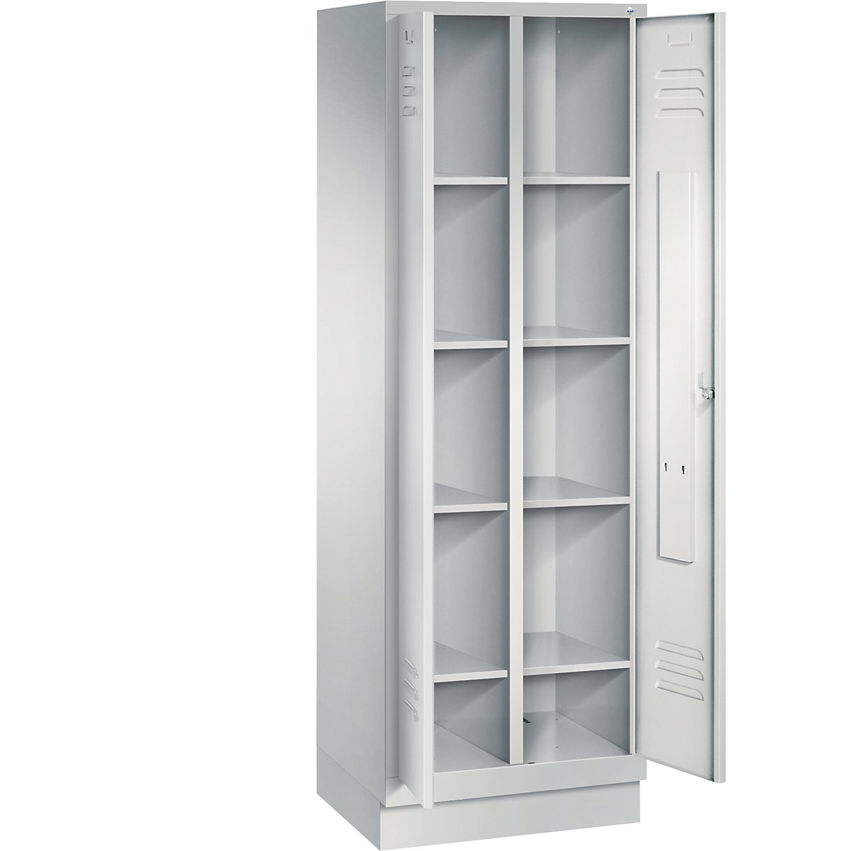 CLASSIC storage cupboard with plinth, doors close in the middle – C+P (Product illustration 22)-21