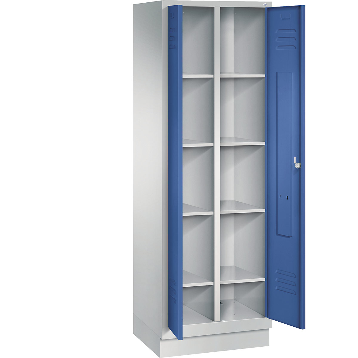 CLASSIC storage cupboard with plinth, doors close in the middle – C+P (Product illustration 23)-22