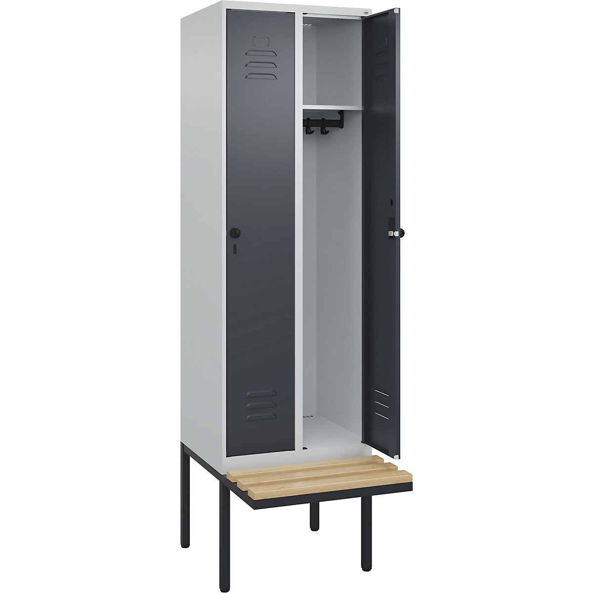 Classic PLUS bench seat clothes locker - C+P