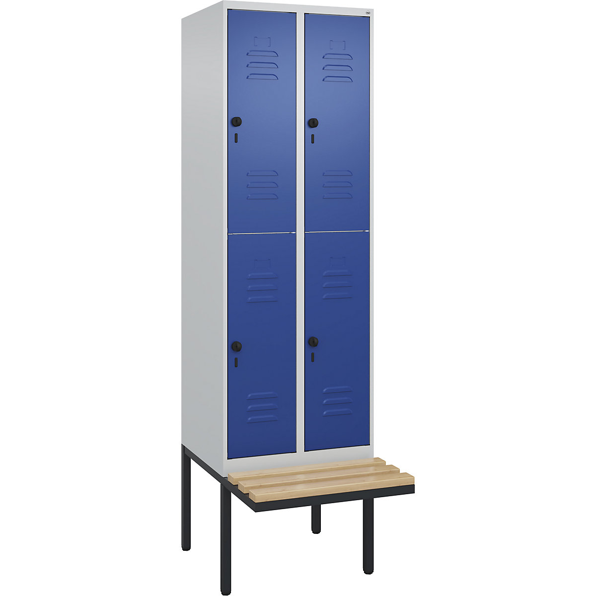 Classic PLUS bench seat double deck clothes locker – C+P (Product illustration 2)-1