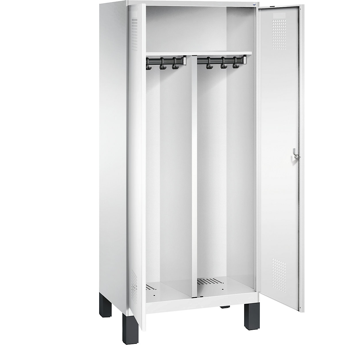 EVOLO cloakroom locker, doors close in the middle – C+P (Product illustration 21)-20