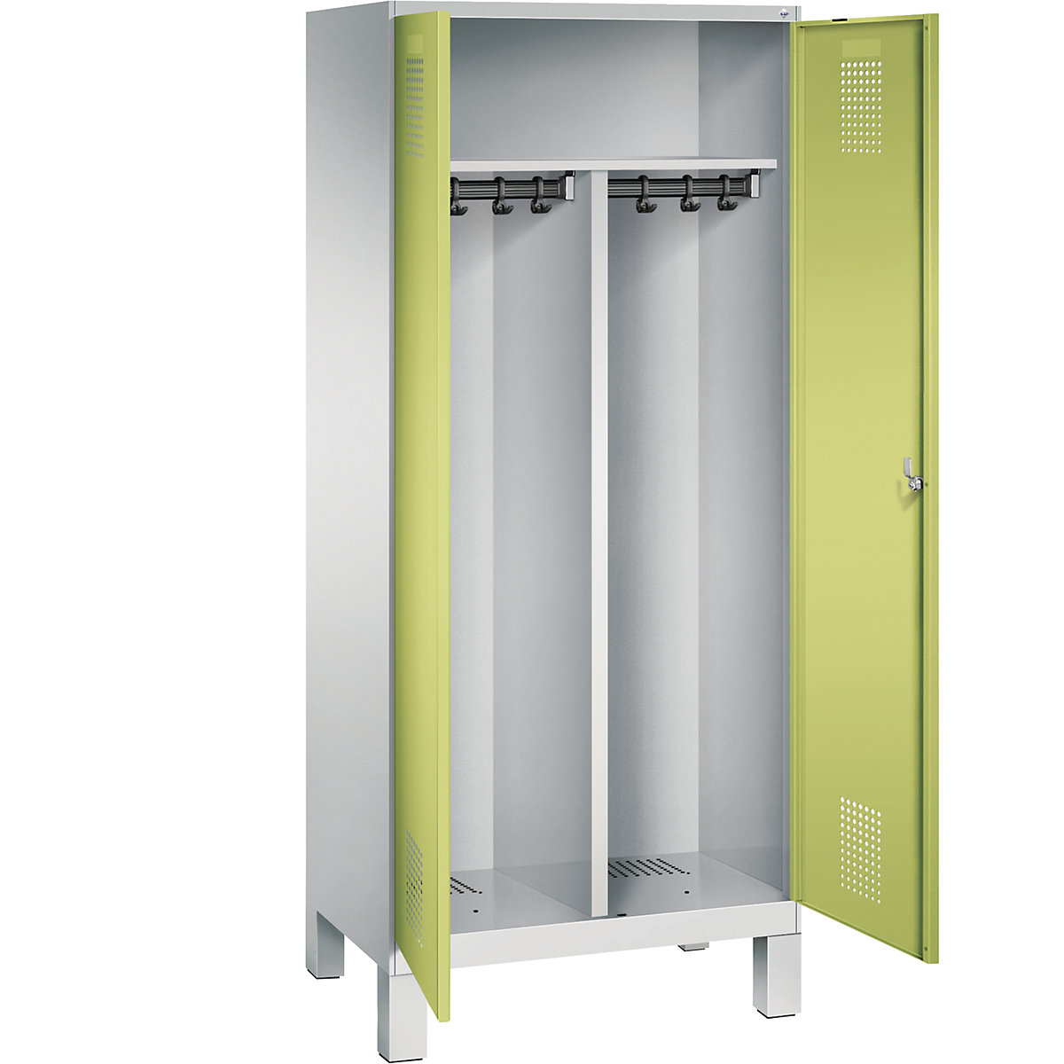 EVOLO cloakroom locker, doors close in the middle – C+P (Product illustration 23)-22