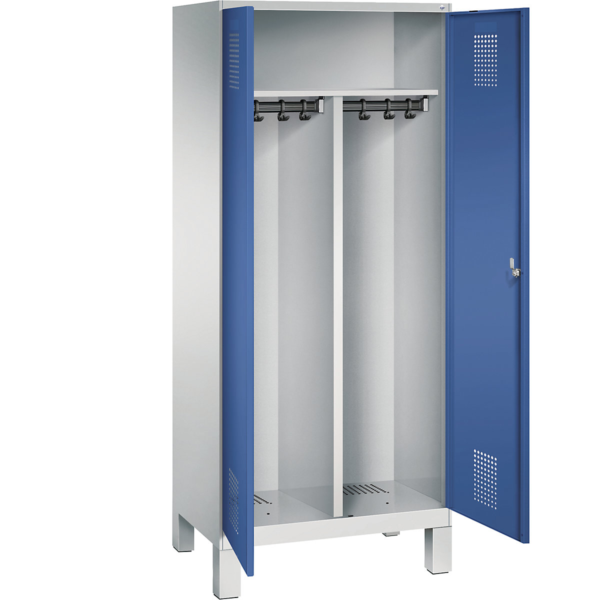 EVOLO cloakroom locker, doors close in the middle – C+P (Product illustration 28)-27