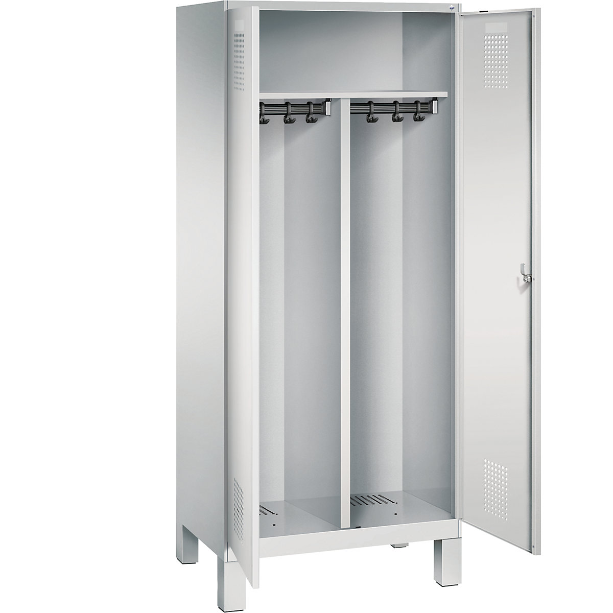 EVOLO cloakroom locker, doors close in the middle – C+P (Product illustration 24)-23