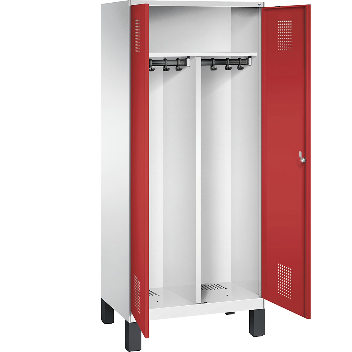 EVOLO cloakroom locker, doors close in the middle – C+P (Product illustration 22)-21
