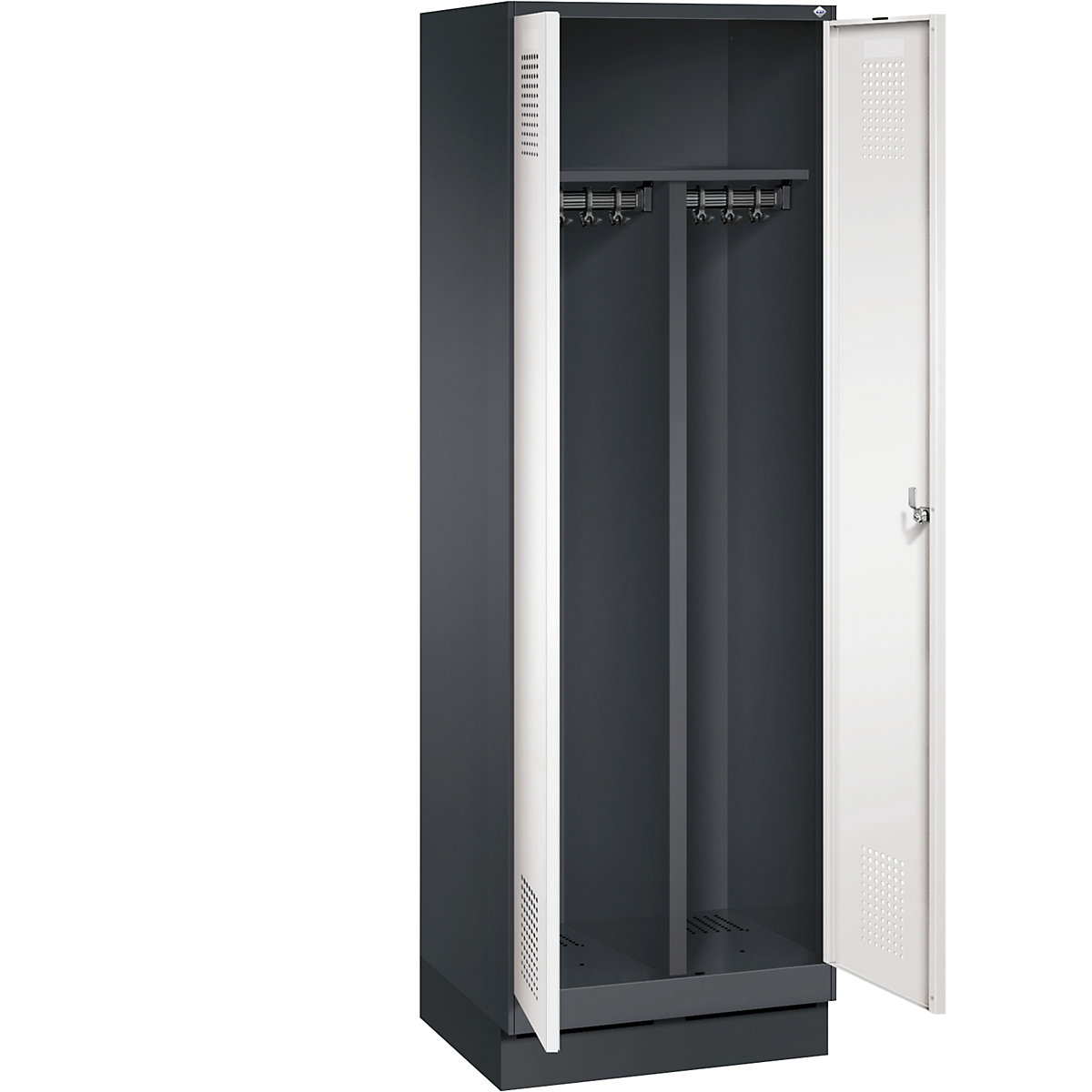 EVOLO cloakroom locker, doors close in the middle – C+P (Product illustration 20)-19