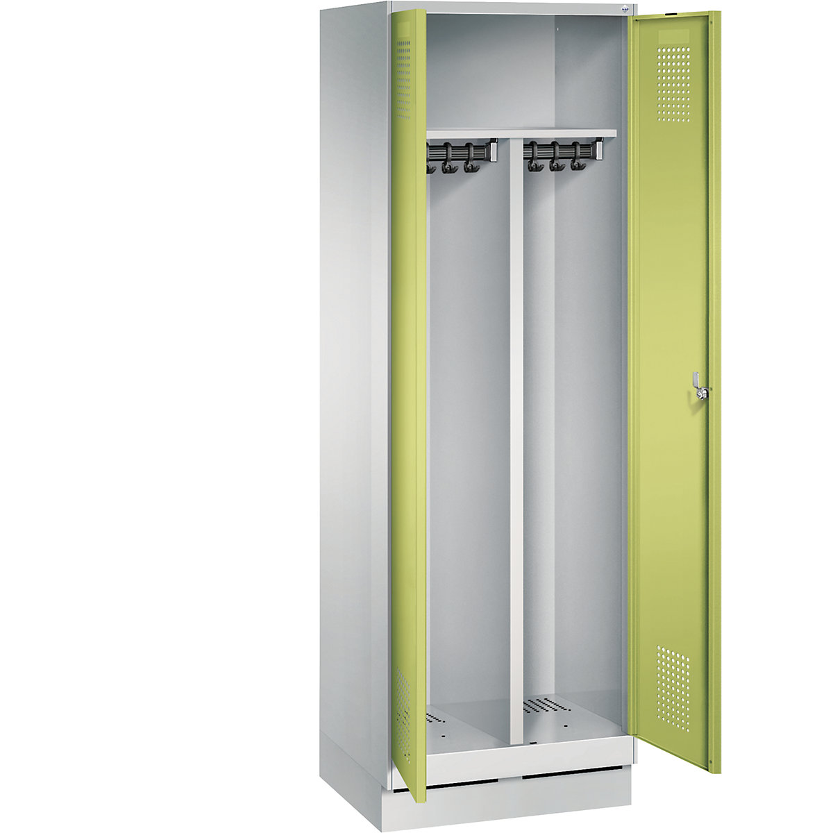 EVOLO cloakroom locker, doors close in the middle – C+P (Product illustration 21)-20