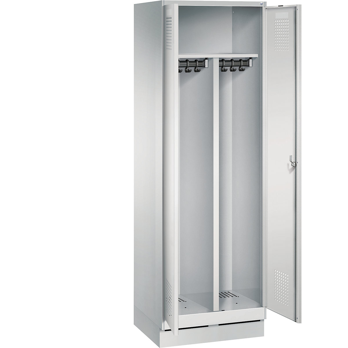 EVOLO cloakroom locker, doors close in the middle – C+P (Product illustration 18)-17