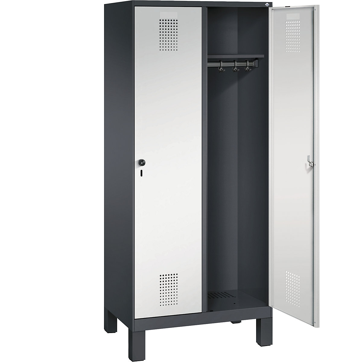 EVOLO cloakroom locker, with feet – C+P (Product illustration 17)-16