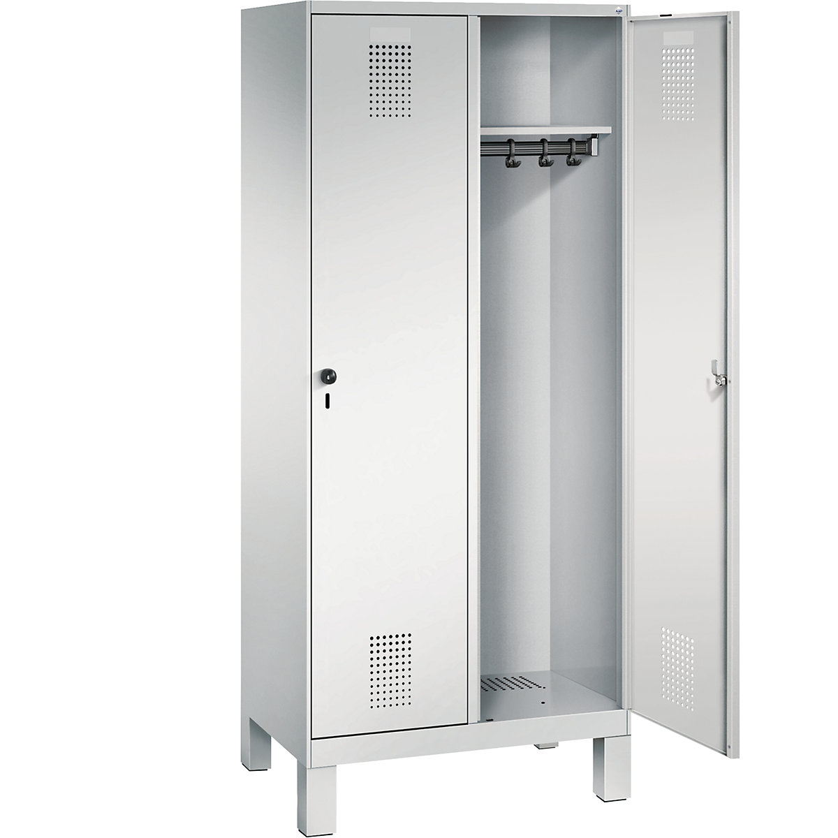 EVOLO cloakroom locker, with feet – C+P (Product illustration 25)-24