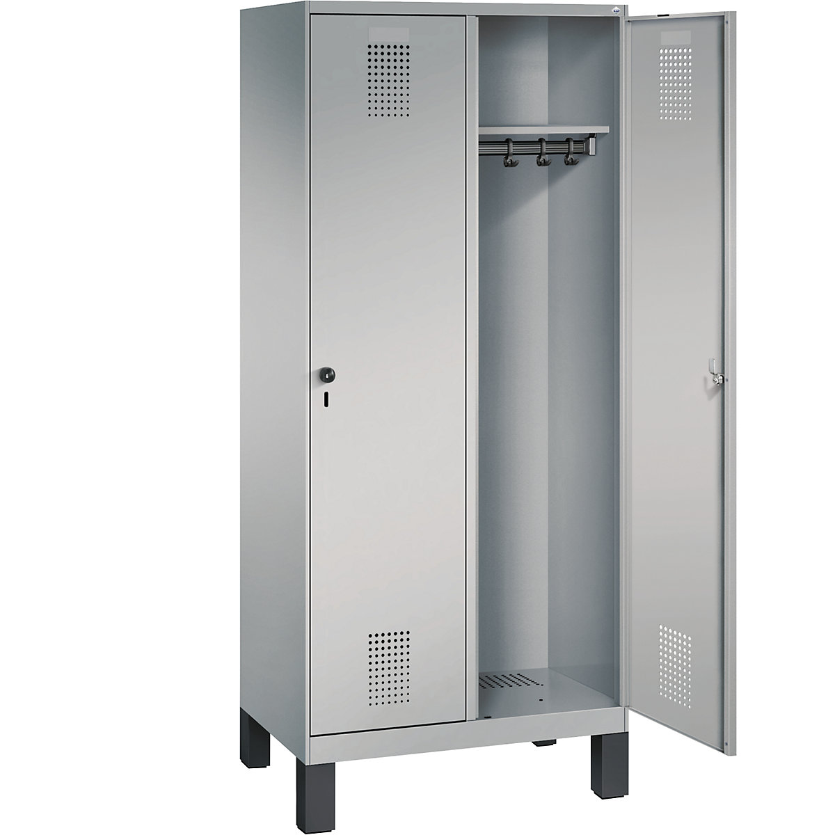 EVOLO cloakroom locker, with feet – C+P (Product illustration 19)-18