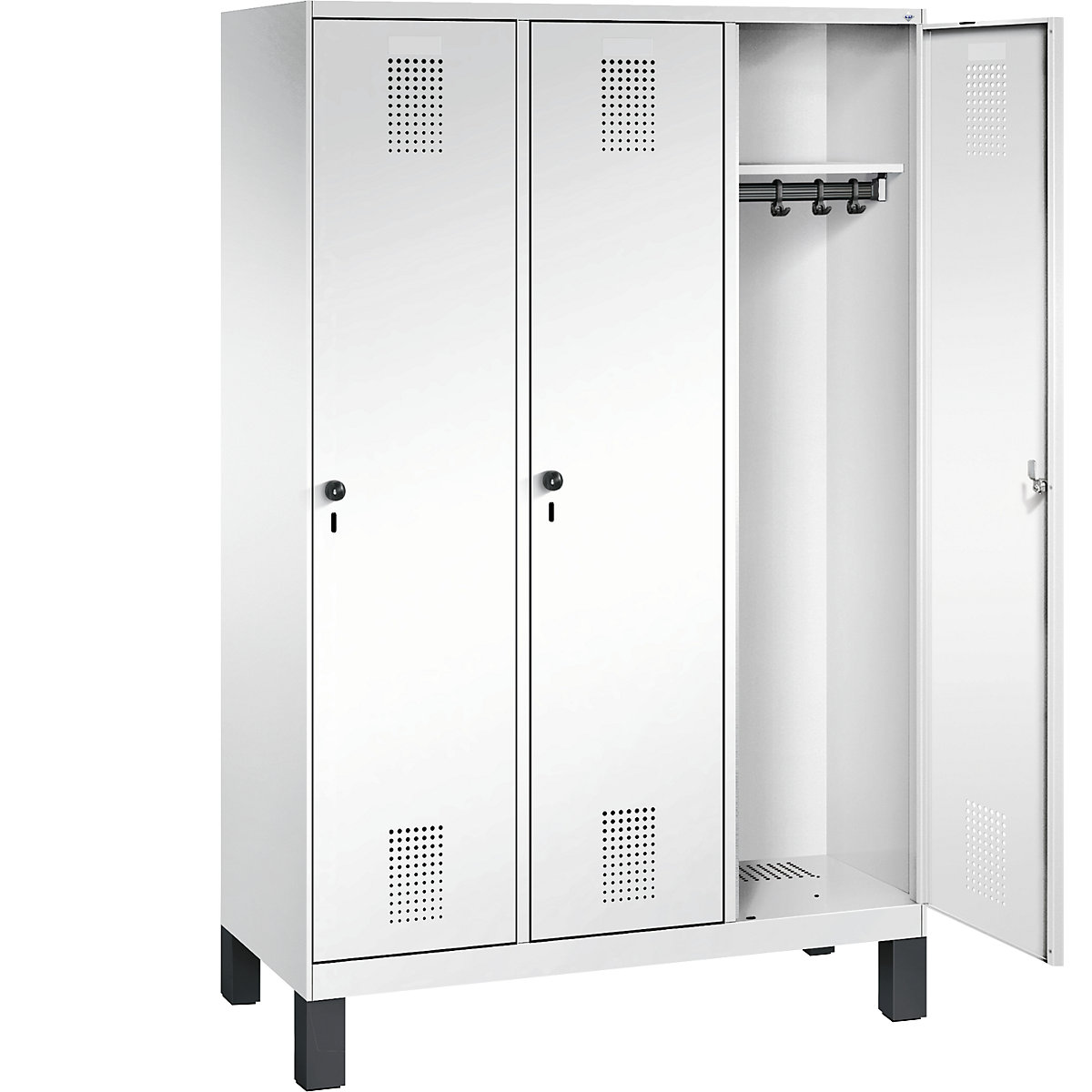EVOLO cloakroom locker, with feet – C+P (Product illustration 23)-22