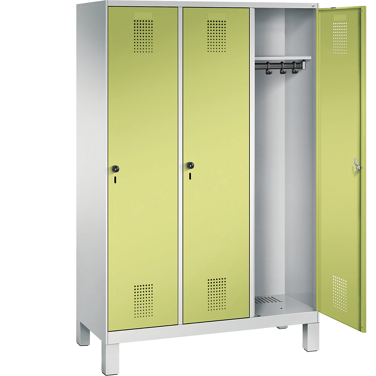 EVOLO cloakroom locker, with feet – C+P (Product illustration 22)-21