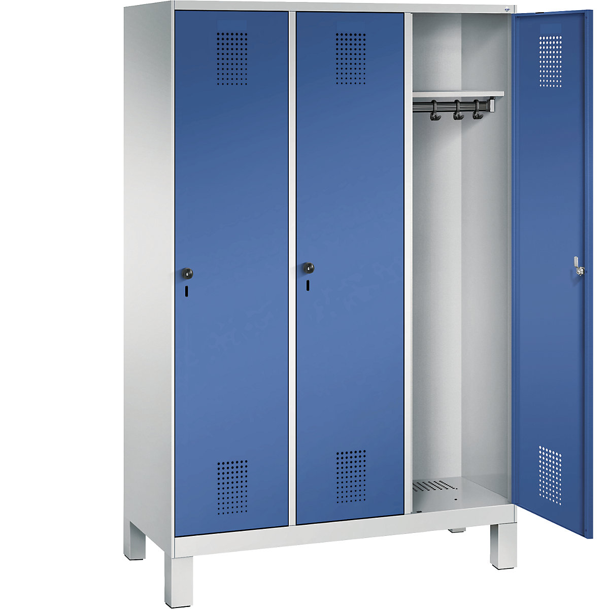 EVOLO cloakroom locker, with feet – C+P (Product illustration 19)-18