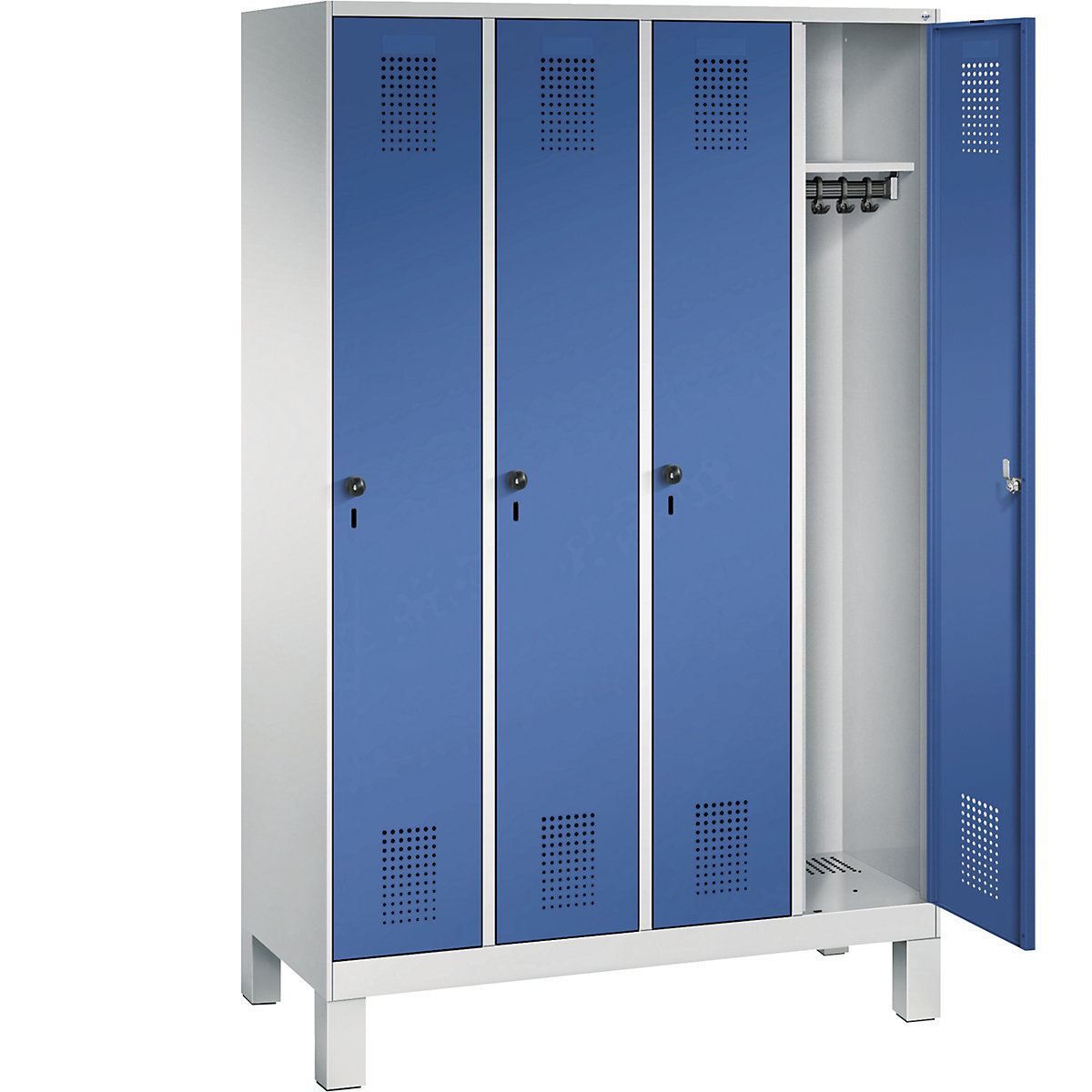EVOLO cloakroom locker, with feet – C+P (Product illustration 24)-23