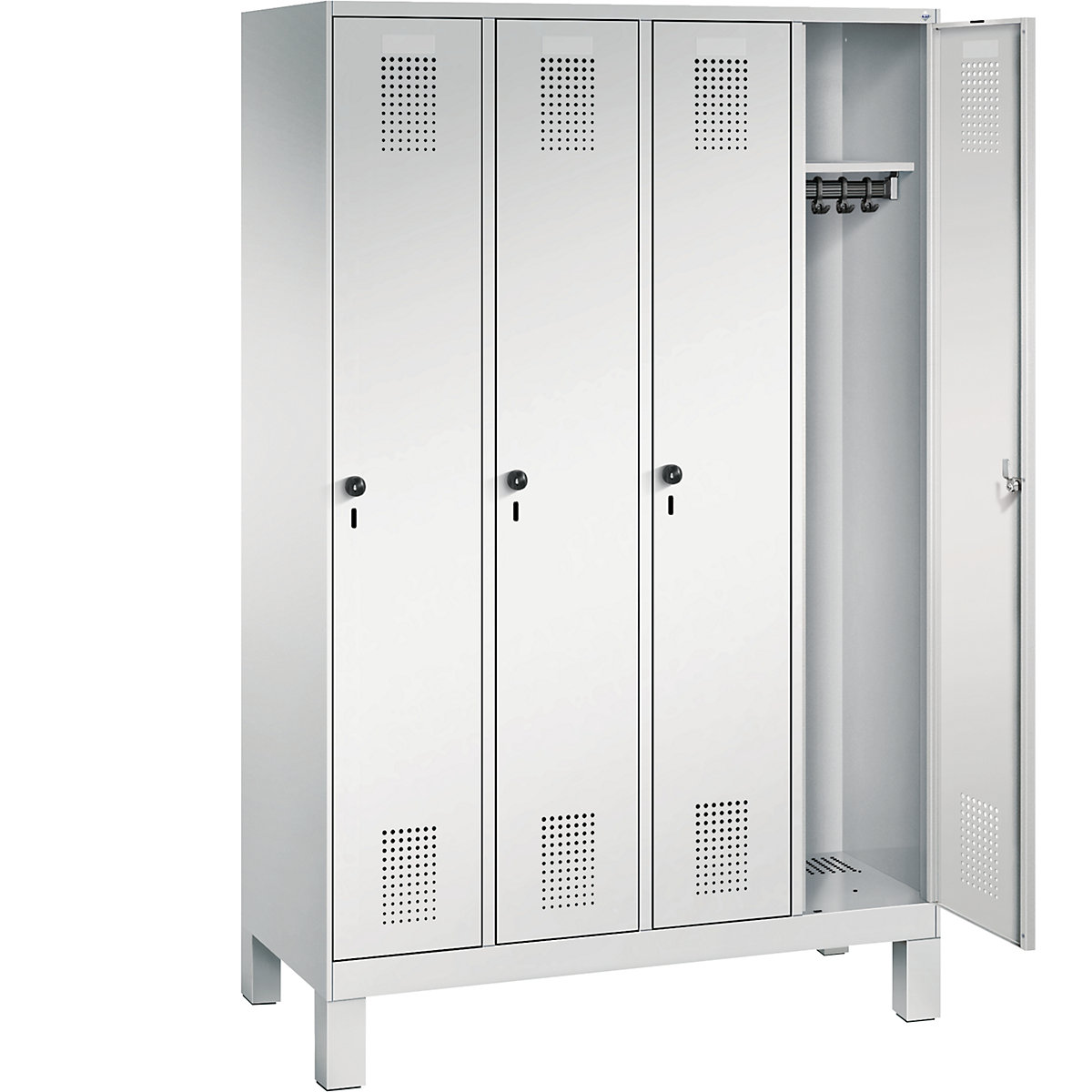 EVOLO cloakroom locker, with feet – C+P (Product illustration 20)-19