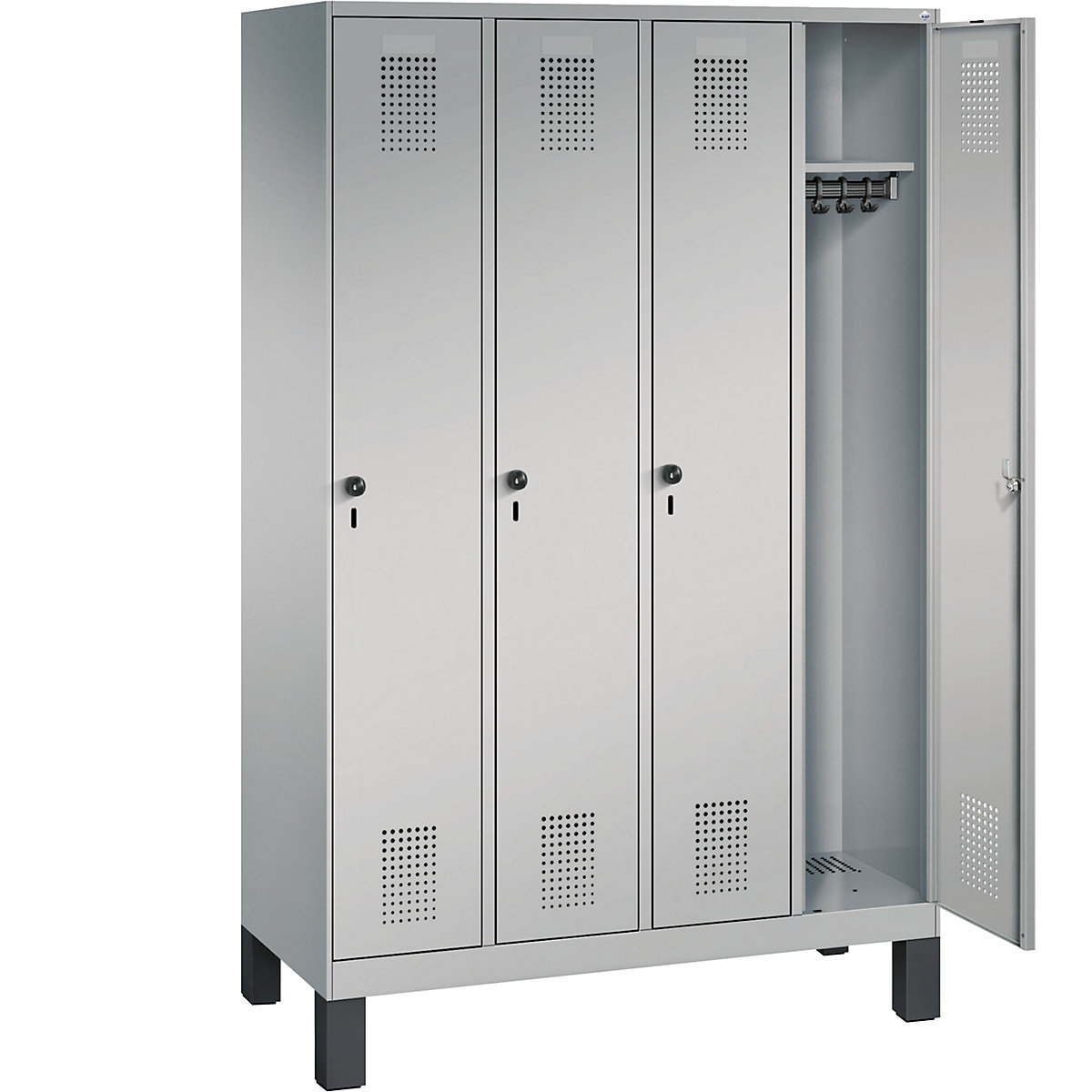 EVOLO cloakroom locker, with feet – C+P (Product illustration 18)-17