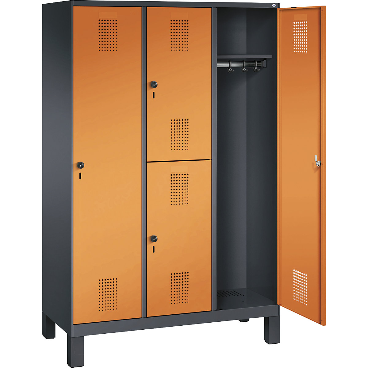 EVOLO combination cupboard, single and double tier – C+P (Product illustration 25)