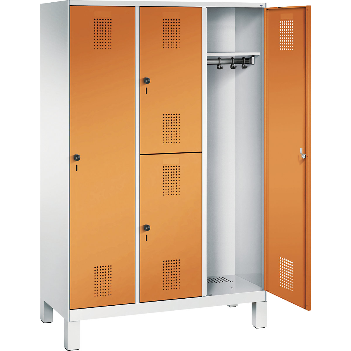 EVOLO combination cupboard, single and double tier – C+P (Product illustration 35)