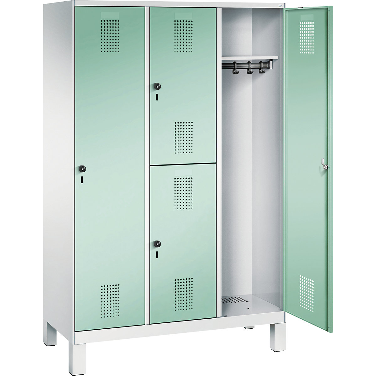 EVOLO combination cupboard, single and double tier – C+P (Product illustration 24)