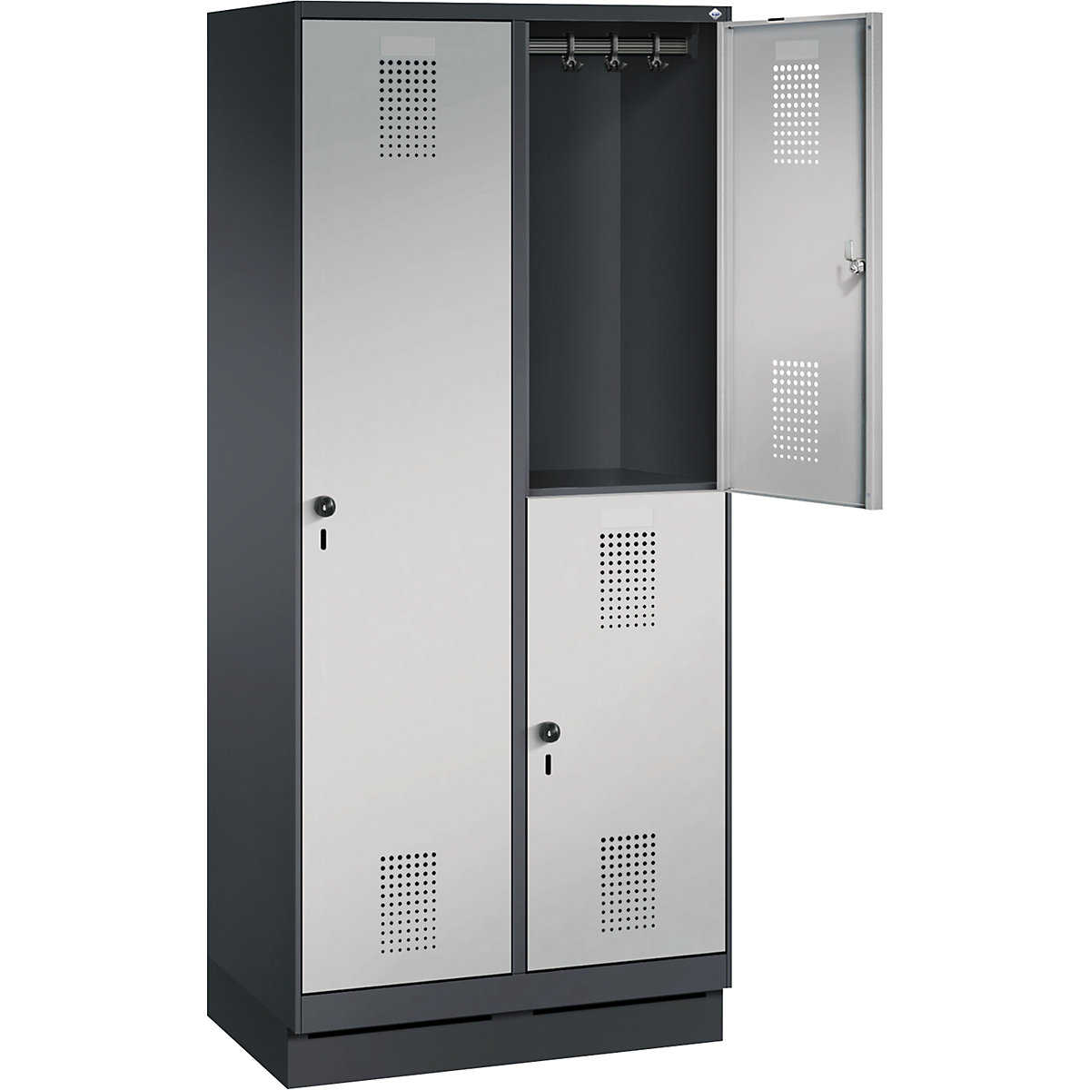 EVOLO combination cupboard, single and double tier – C+P (Product illustration 29)