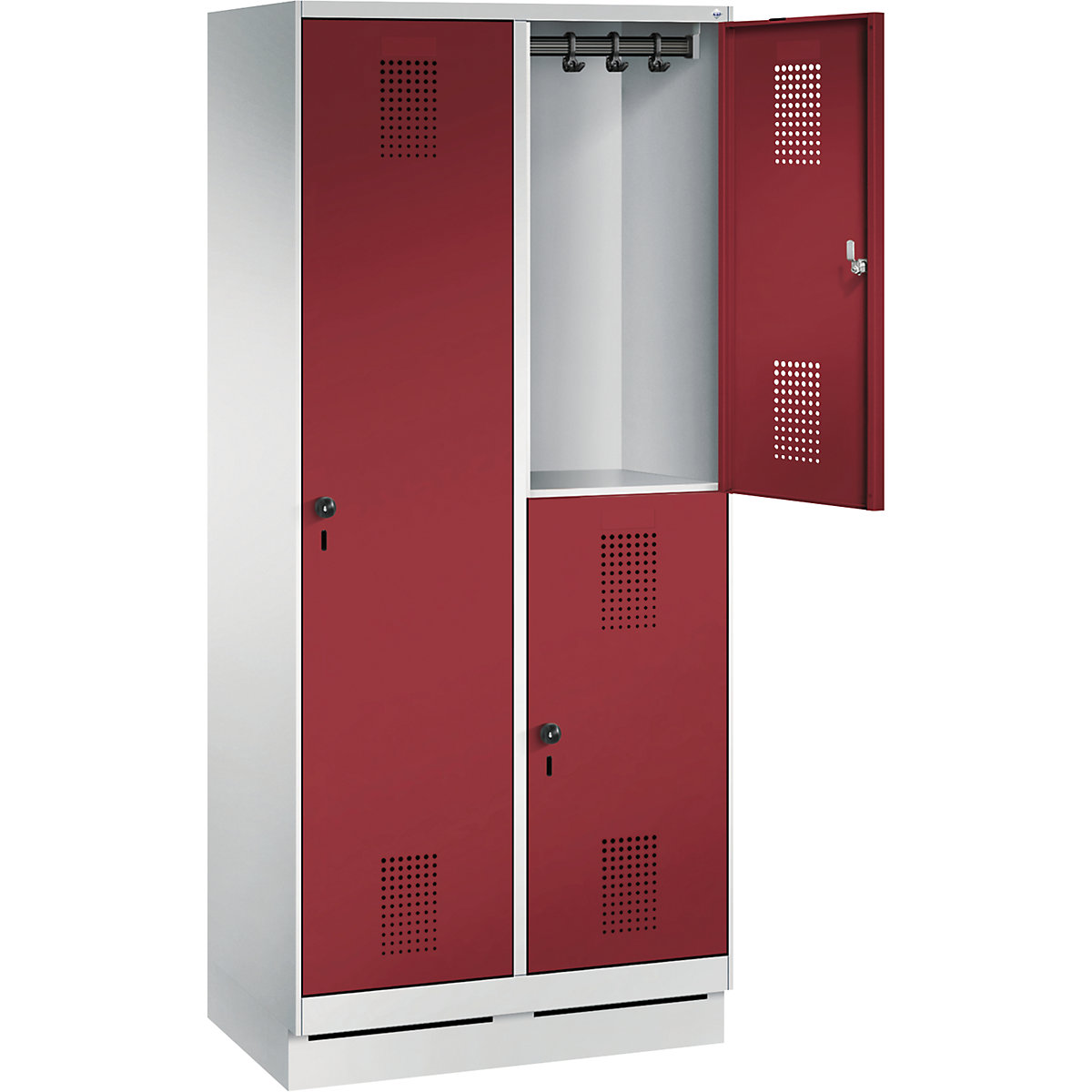 EVOLO combination cupboard, single and double tier – C+P (Product illustration 30)