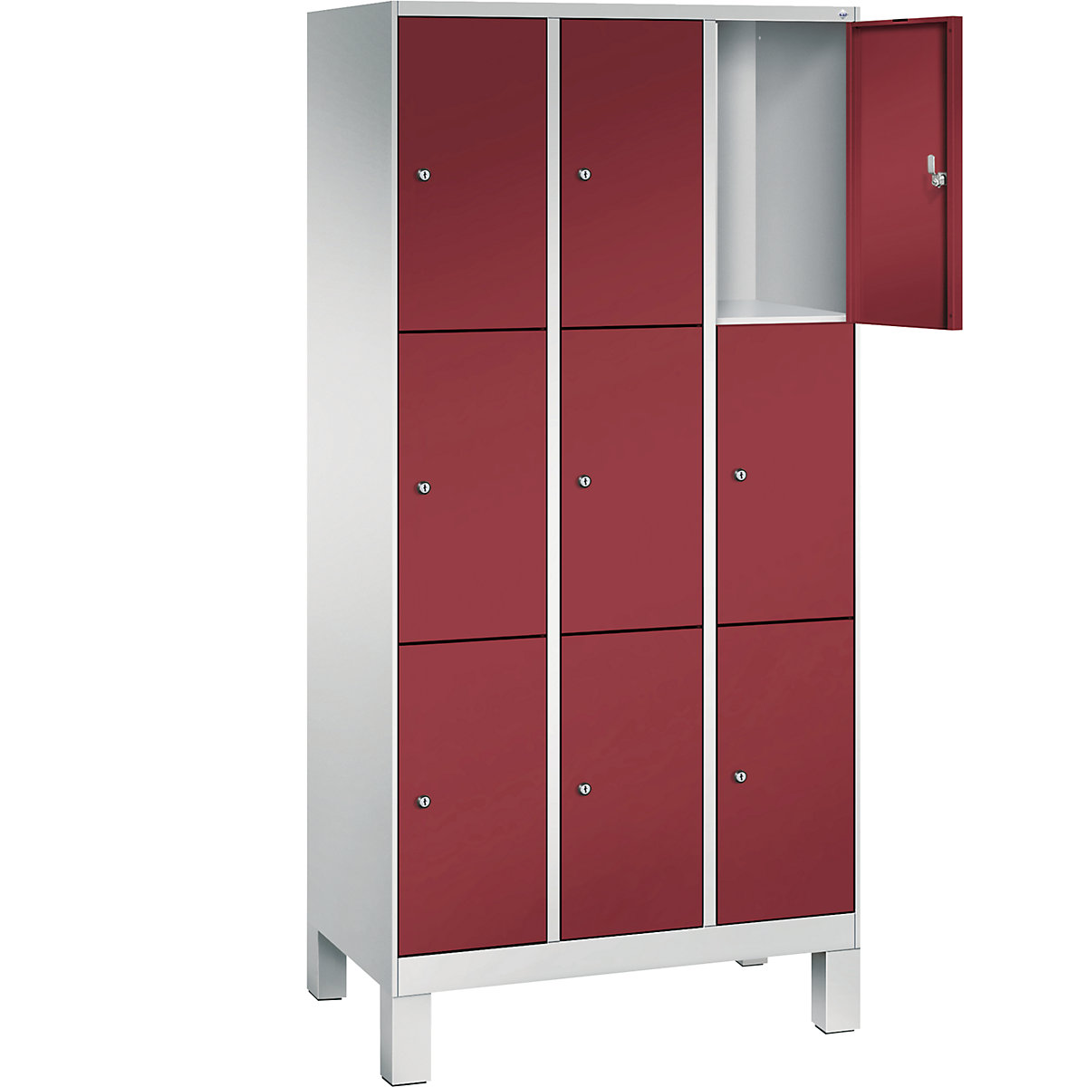 EVOLO locker unit, with feet – C+P (Product illustration 25)-24