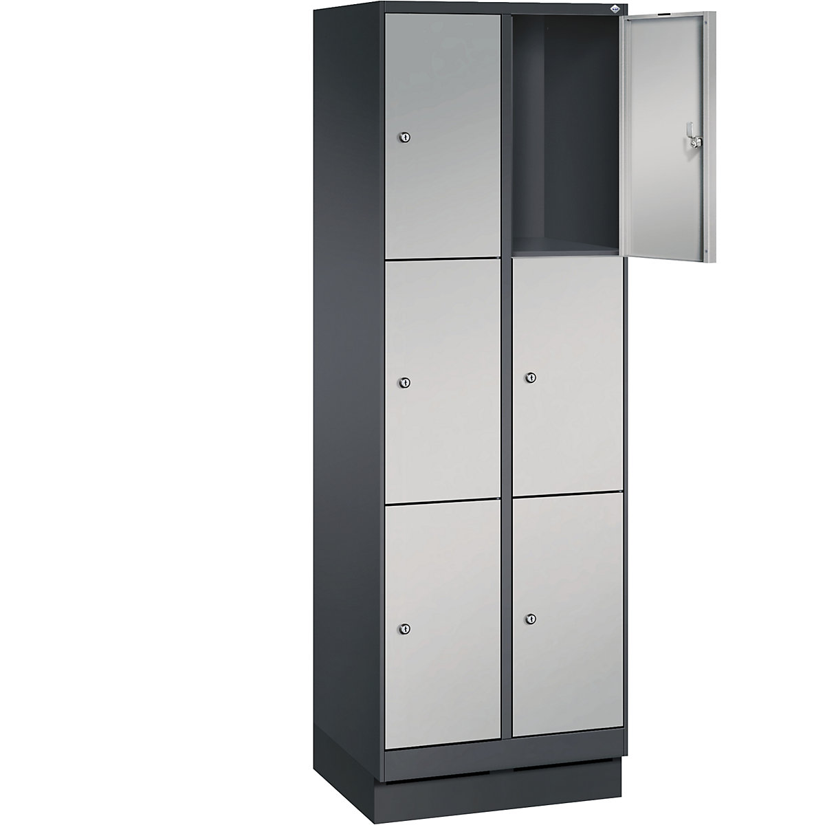 EVOLO locker unit, with plinth – C+P (Product illustration 22)-21
