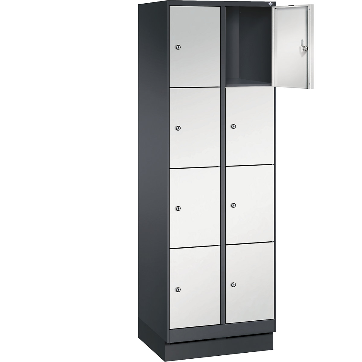 EVOLO locker unit, with plinth – C+P (Product illustration 21)-20