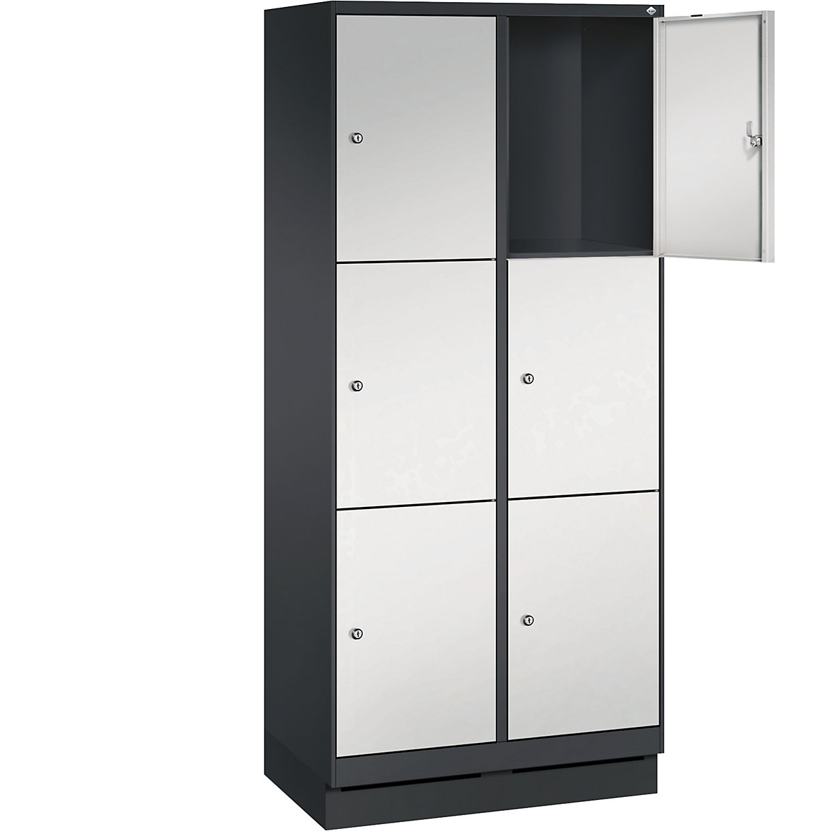 EVOLO locker unit, with plinth – C+P (Product illustration 26)-25