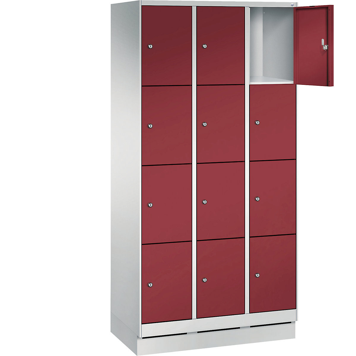 EVOLO locker unit, with plinth – C+P (Product illustration 21)-20