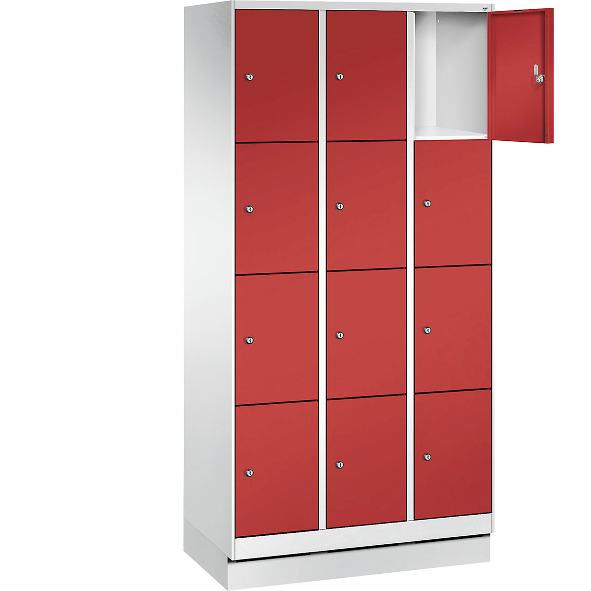 EVOLO locker unit, with plinth – C+P (Product illustration 19)-18