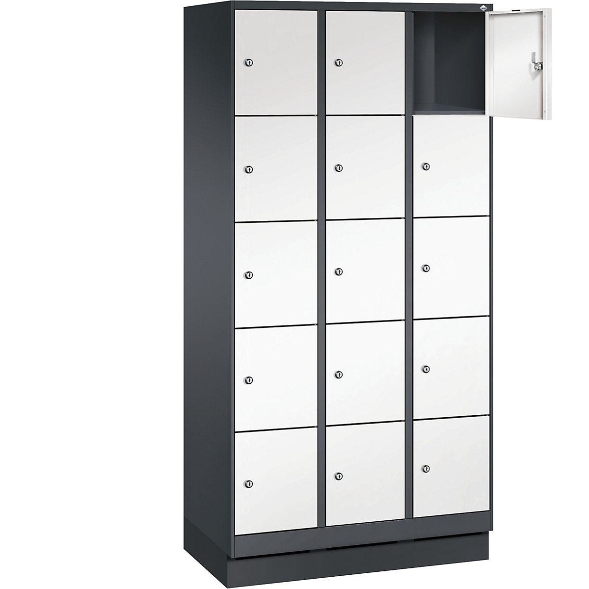 EVOLO locker unit, with plinth – C+P (Product illustration 29)