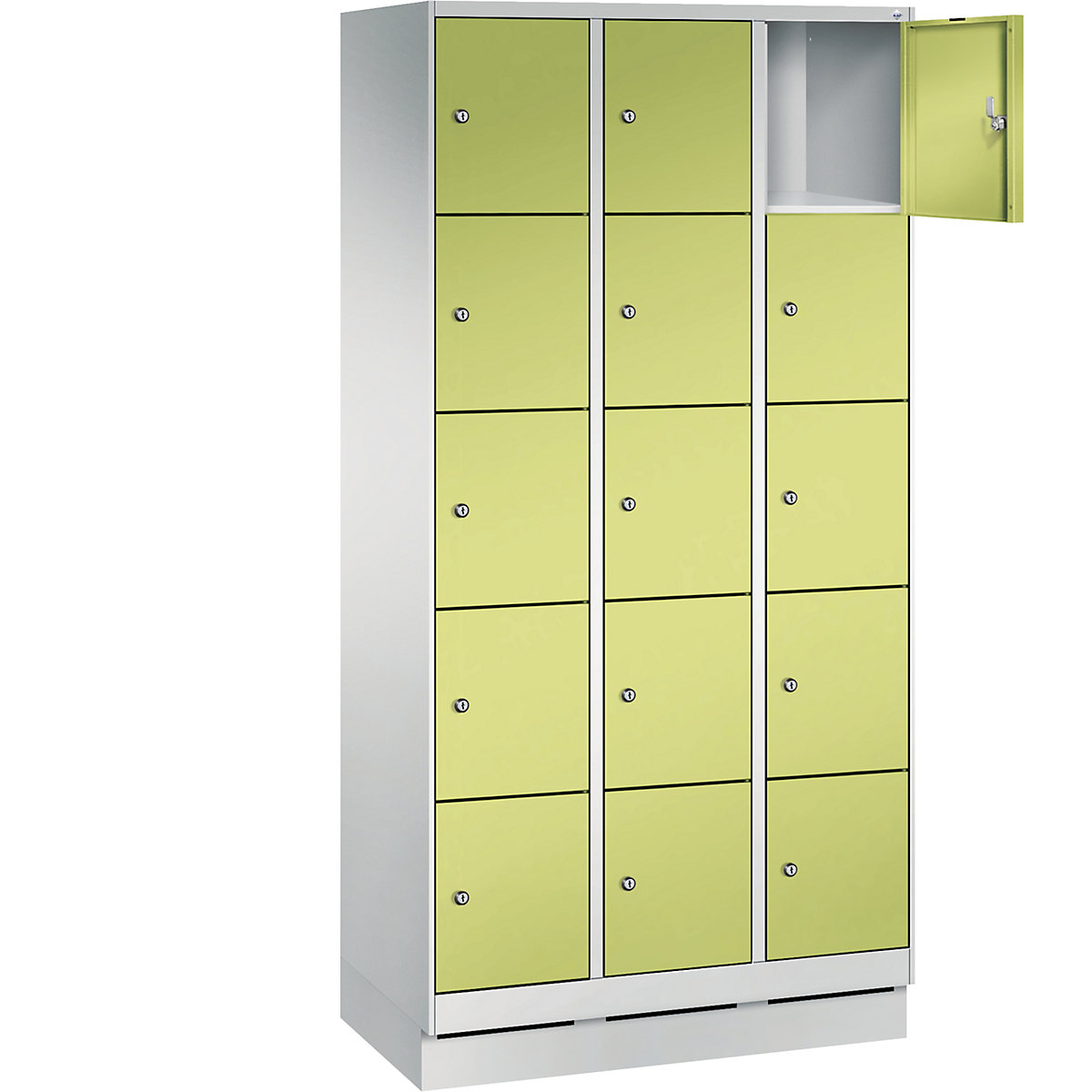 EVOLO locker unit, with plinth – C+P (Product illustration 27)
