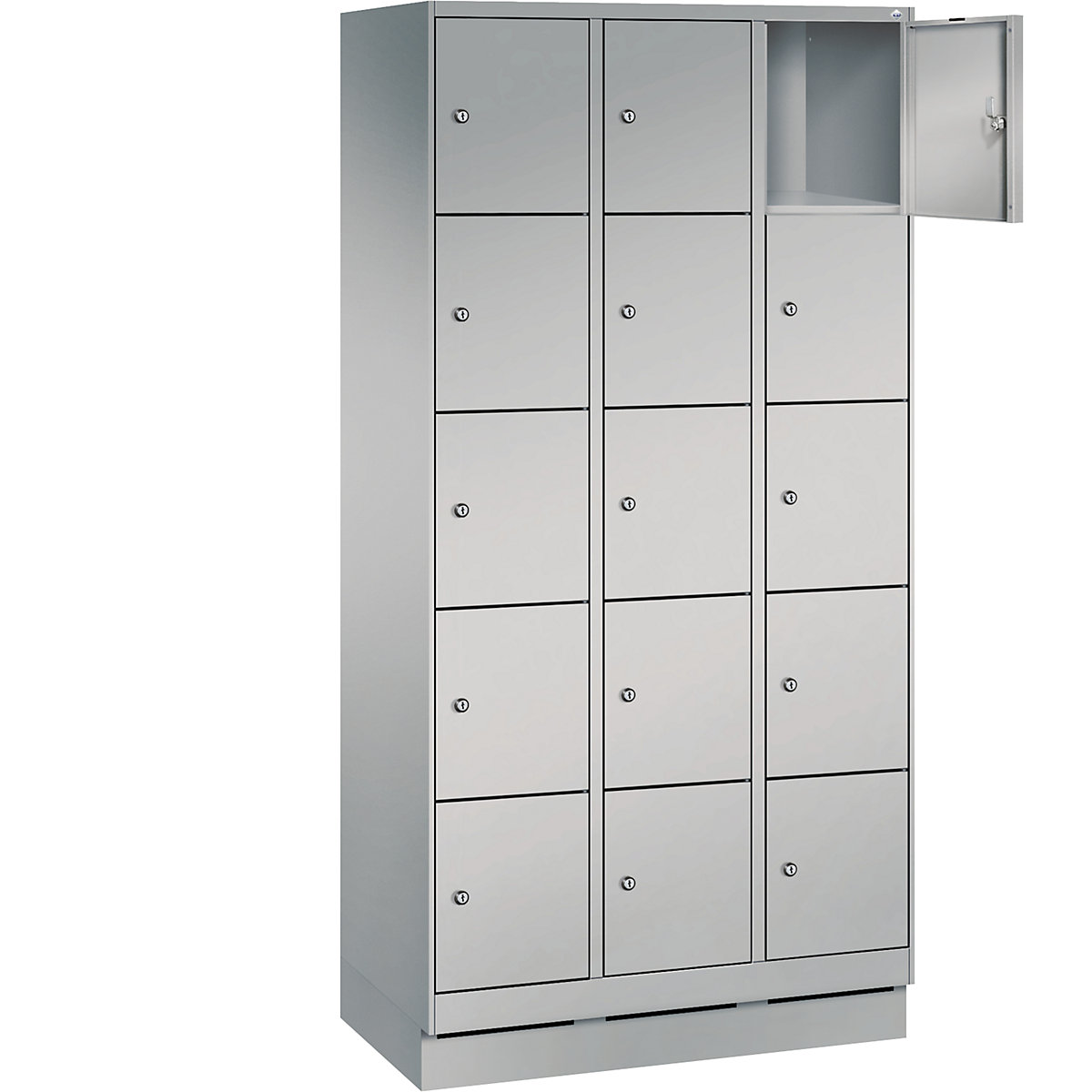 EVOLO locker unit, with plinth – C+P (Product illustration 24)