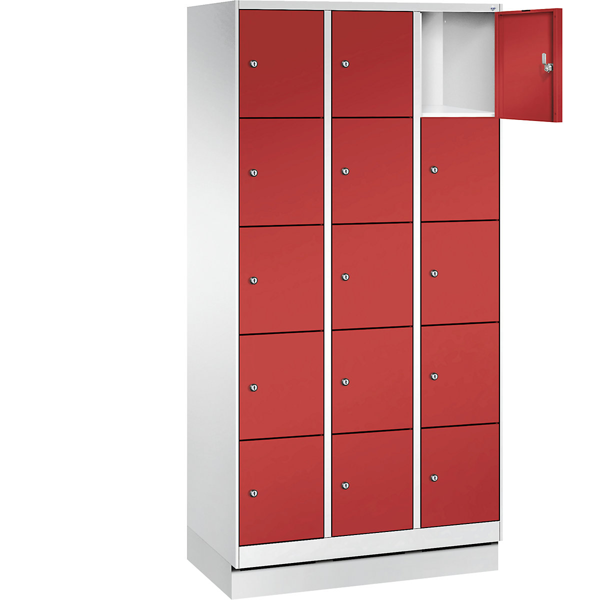 EVOLO locker unit, with plinth – C+P (Product illustration 30)