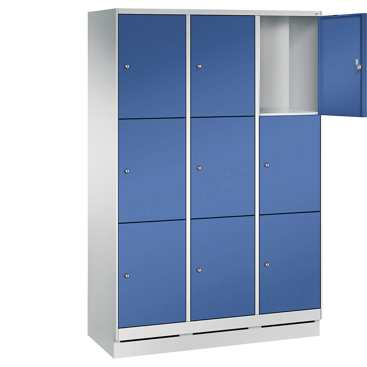 EVOLO locker unit, with plinth – C+P (Product illustration 20)-19