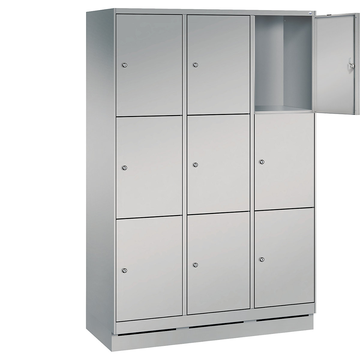 EVOLO locker unit, with plinth – C+P (Product illustration 23)-22