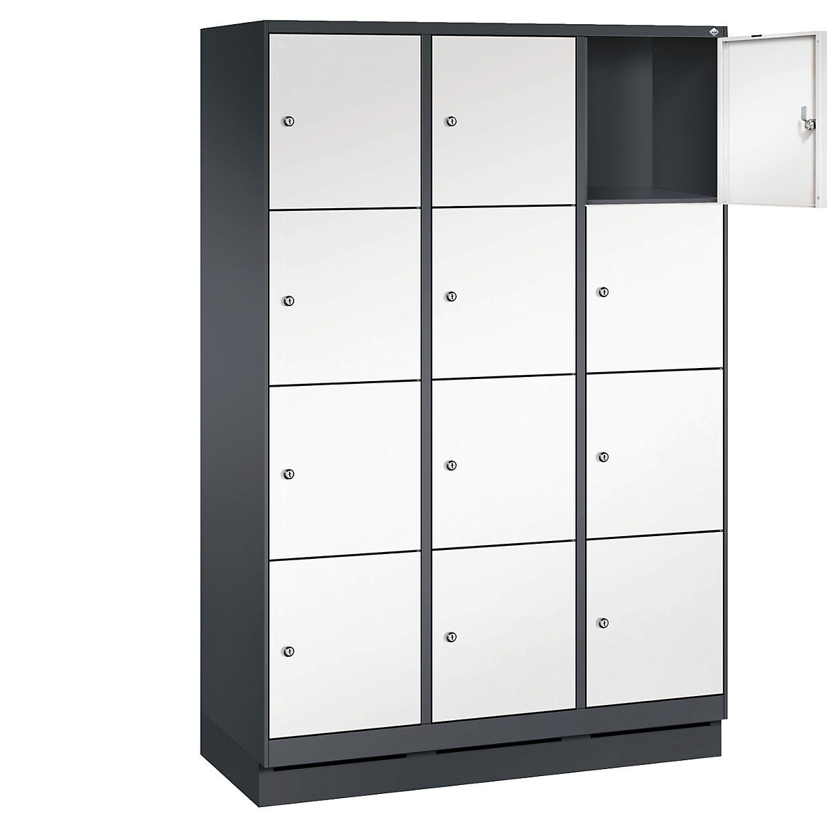 EVOLO locker unit, with plinth – C+P (Product illustration 2)-1