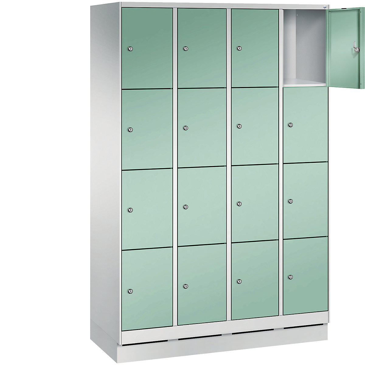 EVOLO locker unit, with plinth – C+P (Product illustration 25)