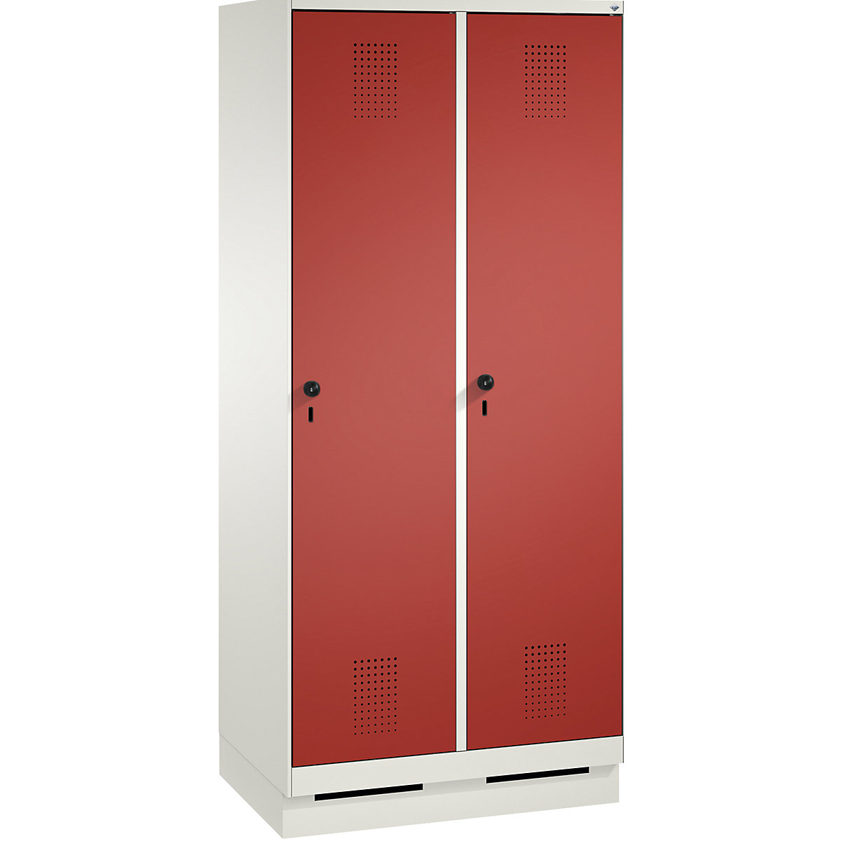 EVOLO storage cupboard, with plinth – C+P
